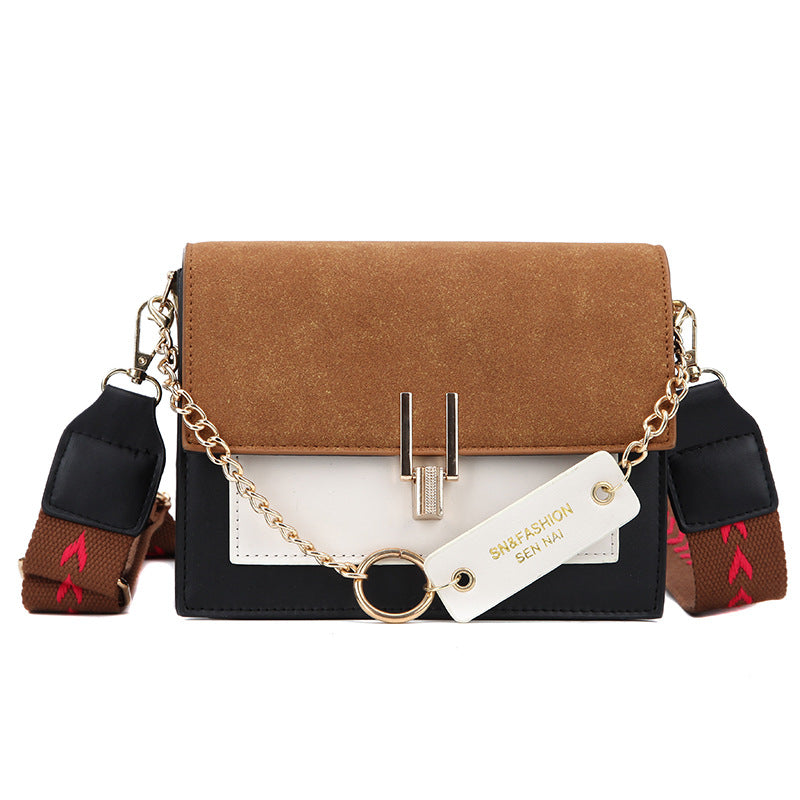 Autumn and winter casual retro small bag female 2019 new Korean fashion frosted shoulder messenger small square bag