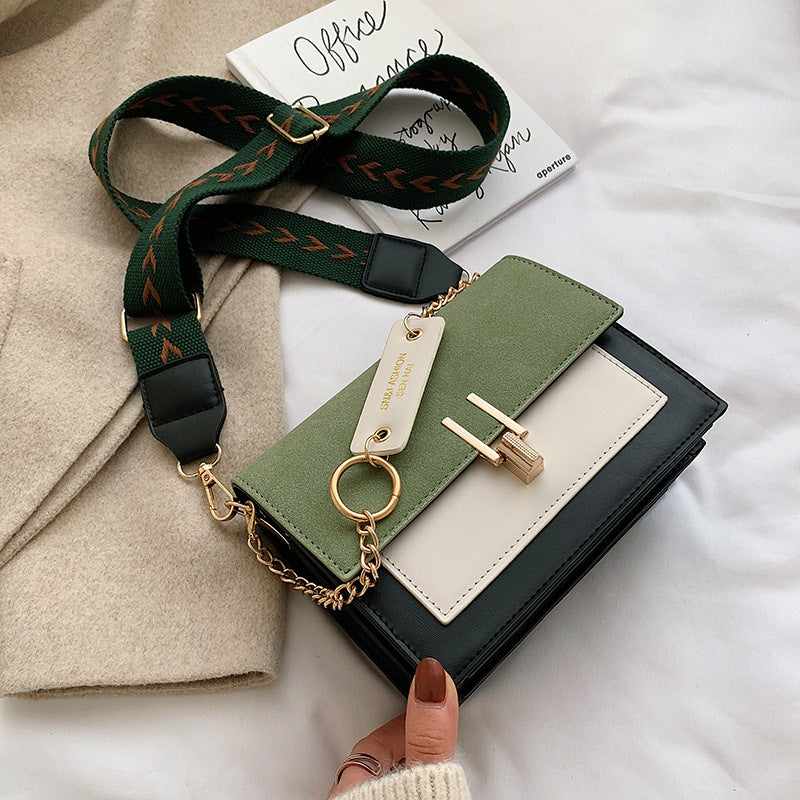 Autumn and winter casual retro small bag female 2019 new Korean fashion frosted shoulder messenger small square bag