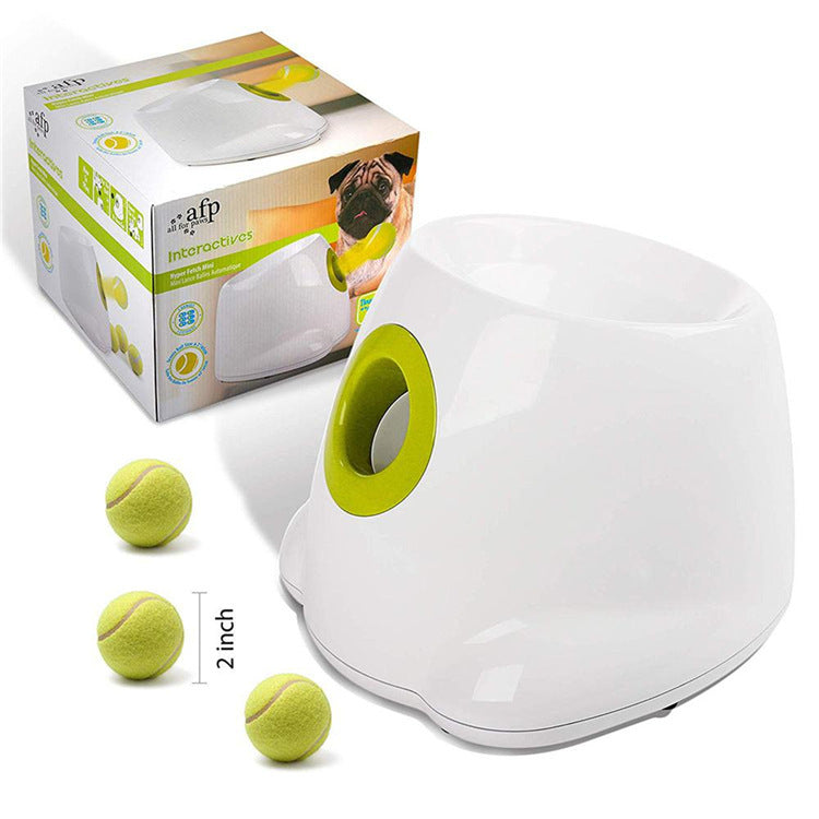 Dog Pet Tennis Launcher Dog Serving Machine Interactive Toy Tennis Throw Machine Automatic Throwing Machine