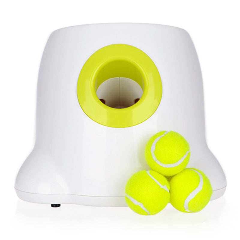 Dog Pet Tennis Launcher Dog Serving Machine Interactive Toy Tennis Throw Machine Automatic Throwing Machine