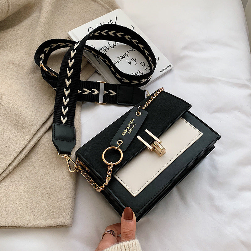 Autumn and winter casual retro small bag female 2019 new Korean fashion frosted shoulder messenger small square bag