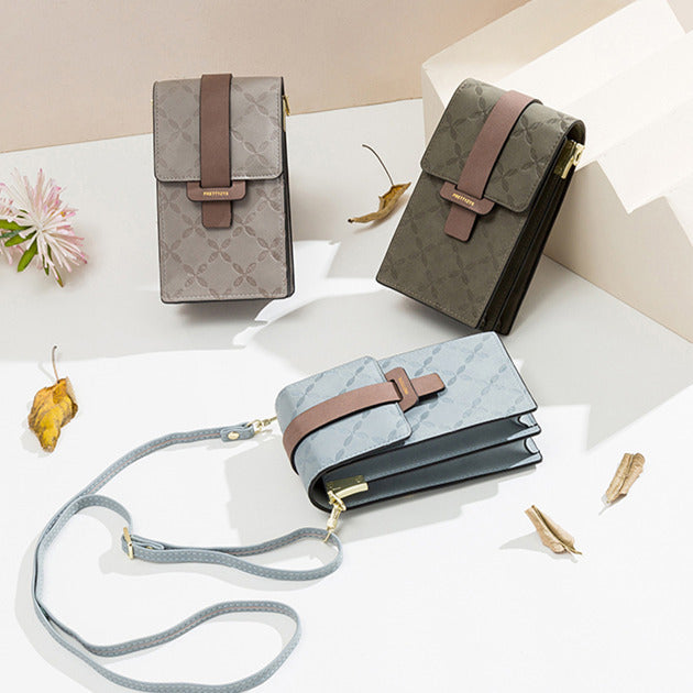 Puriti messenger mobile phone bag female new style Japanese and Korean fashion large-capacity student single shoulder mini fresh small bag
