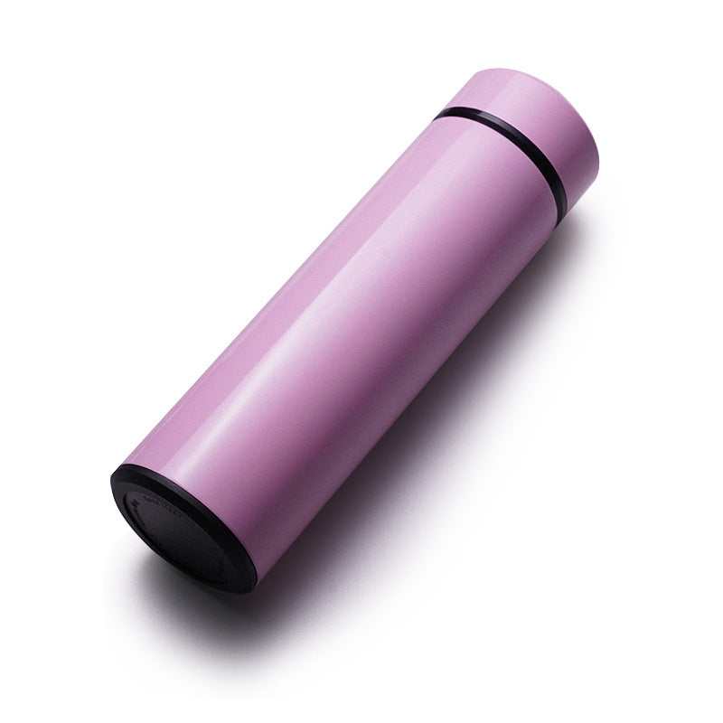 Smart temperature measuring mug LED touch display temperature cup creative business straight cup gift cup free customization