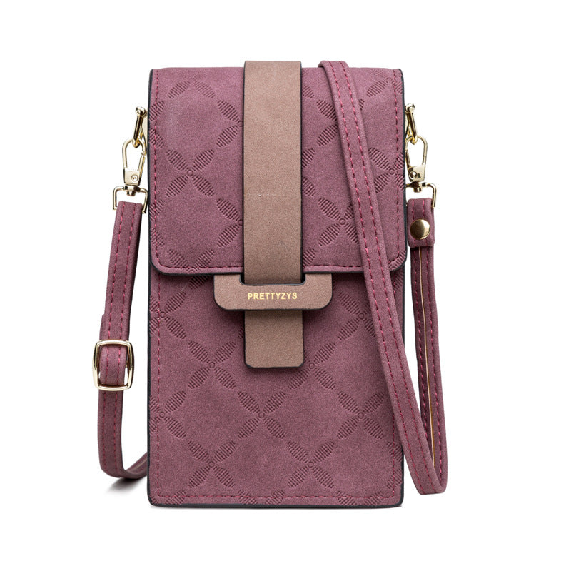 Puriti messenger mobile phone bag female new style Japanese and Korean fashion large-capacity student single shoulder mini fresh small bag