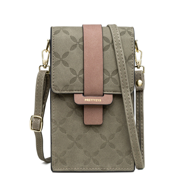 Puriti messenger mobile phone bag female new style Japanese and Korean fashion large-capacity student single shoulder mini fresh small bag