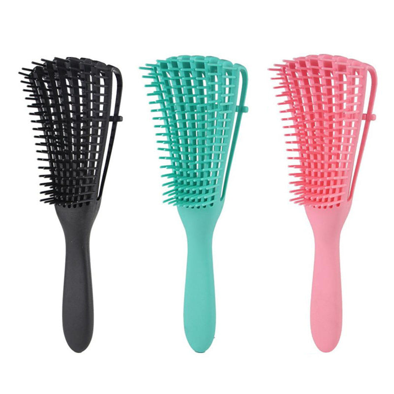 eBay Amazon Cross-Border Explosion Octopus Comb Multifunctional Hairstyle Smooth Hair Spare Ribs Fluffy Massage Comb