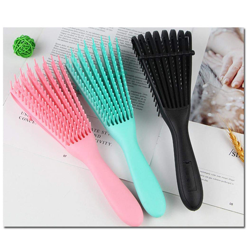 eBay Amazon Cross-Border Explosion Octopus Comb Multifunctional Hairstyle Smooth Hair Spare Ribs Fluffy Massage Comb