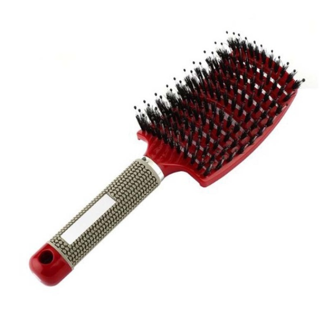 Large curved comb bristle hair massage comb curly hair styling comb curved row curly hair comb