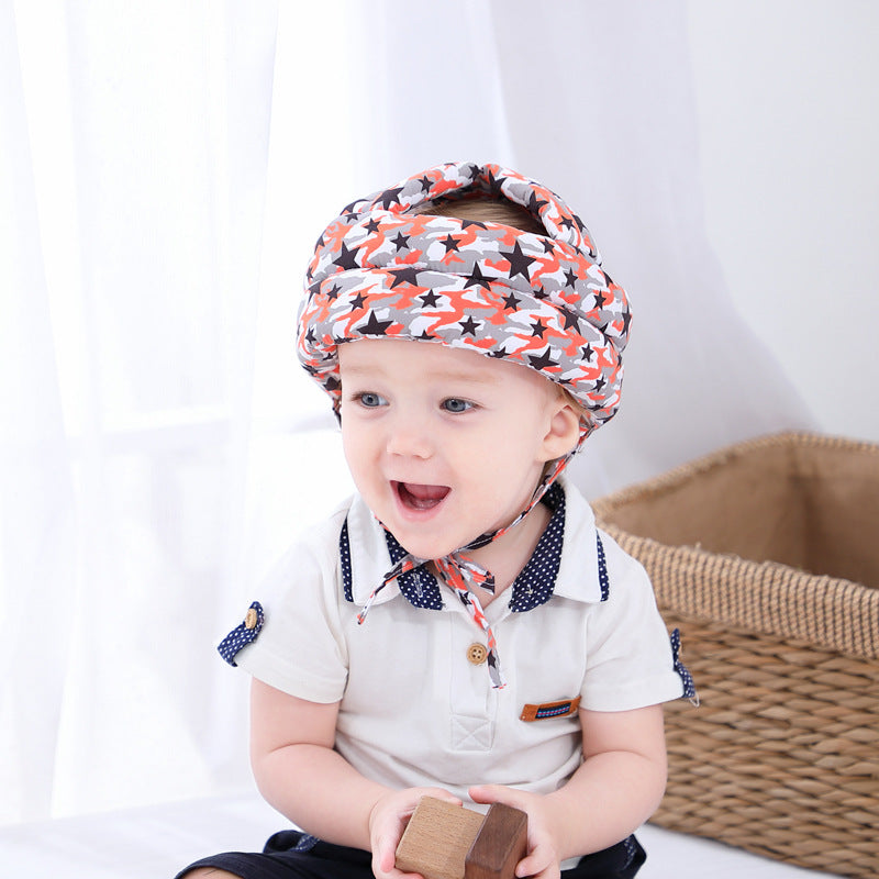 Infant baby anti-fall cap toddler hat toddler anti-collision cap walking safety protective cap children anti-fall head protection cap