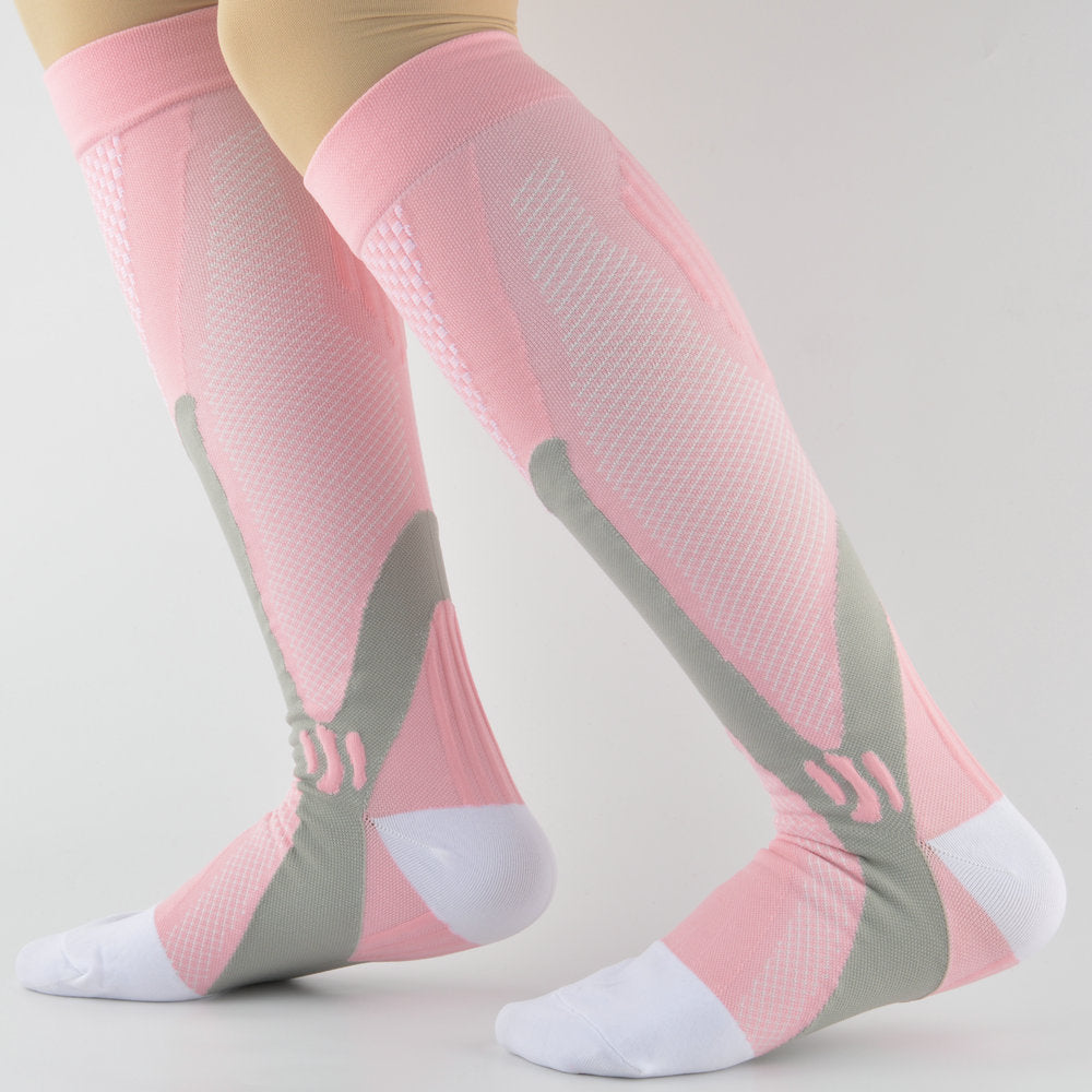 Brothock Compression Socks Nylon Medical Nursing Stockings Specializes Outdoor Cycling Fast-drying Breathable Adult Sports Socks