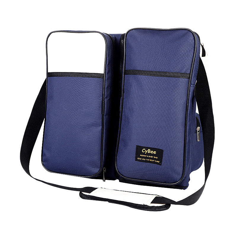 One-shoulder mommy bag baby multifunctional folding bed portable portable maternal and child bag mosquito net travel crib bed
