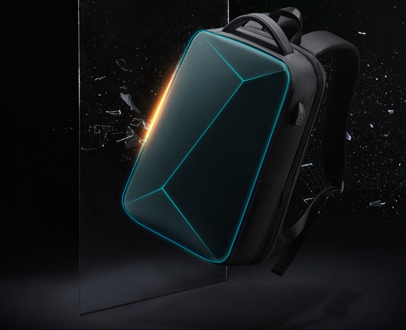 Men's business commuter backpack password lock anti-theft student computer school bag leisure backpack fashion personality trendy bag