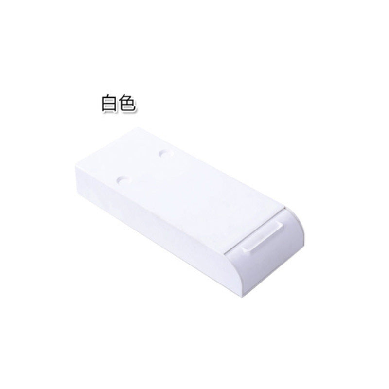 Paste drawer pen box under the creative desk desk hidden plastic storage small drawer student stationery box