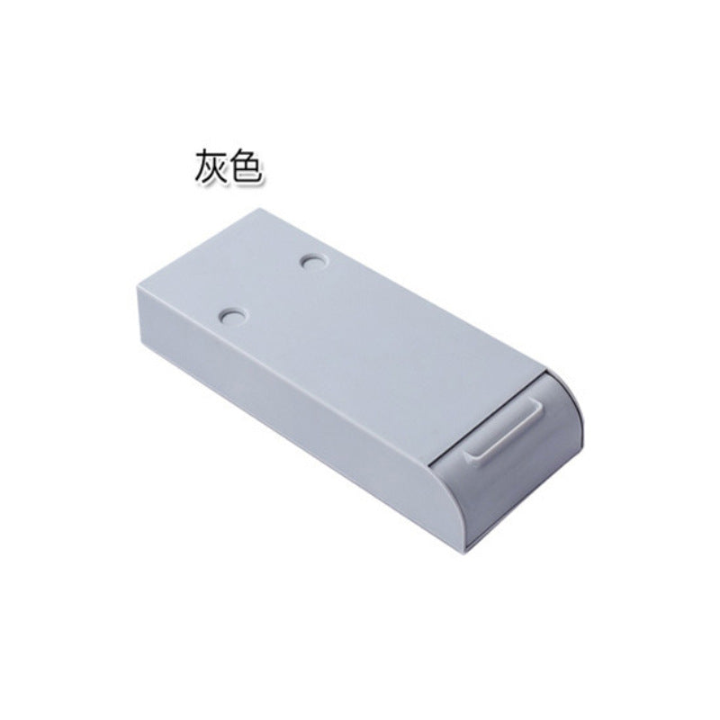 Paste drawer pen box under the creative desk desk hidden plastic storage small drawer student stationery box