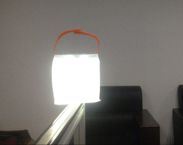 Cross-border Solar Inflatable Lights Ten LED Outdoor Lighting Lights Fully Waterproof New Strange Camping Camping Lights Spot