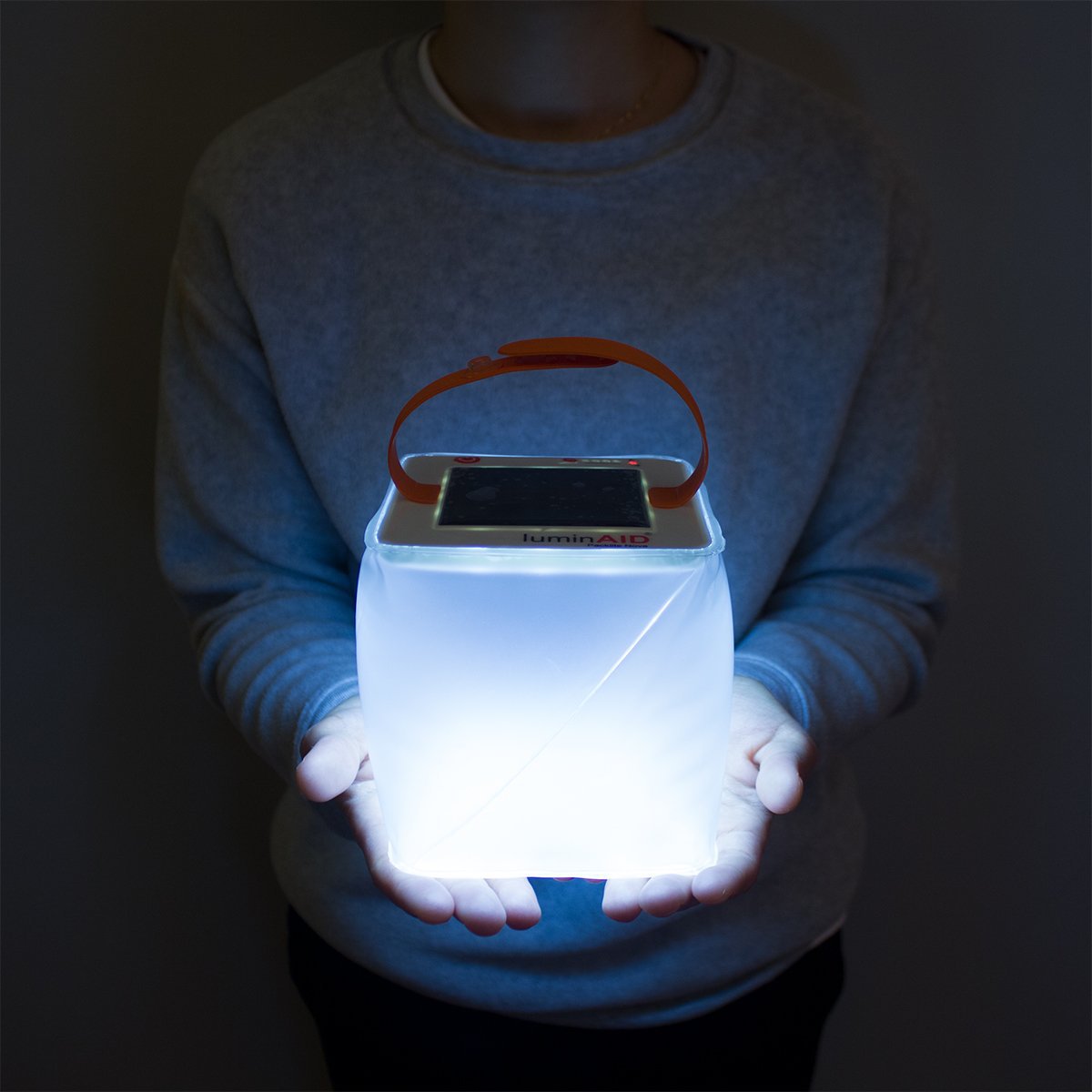 Cross-border Solar Inflatable Lights Ten LED Outdoor Lighting Lights Fully Waterproof New Strange Camping Camping Lights Spot