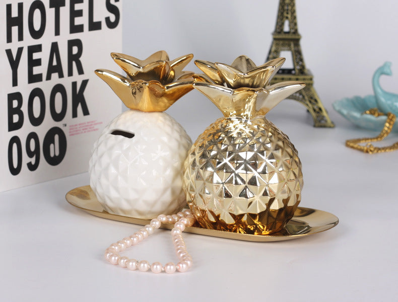 Ceramic Crafts Electroplating Jewelry Sealed Cans Storage Storage Canisters Hepin Gift Box Candy Cans Home Decoration Gifts