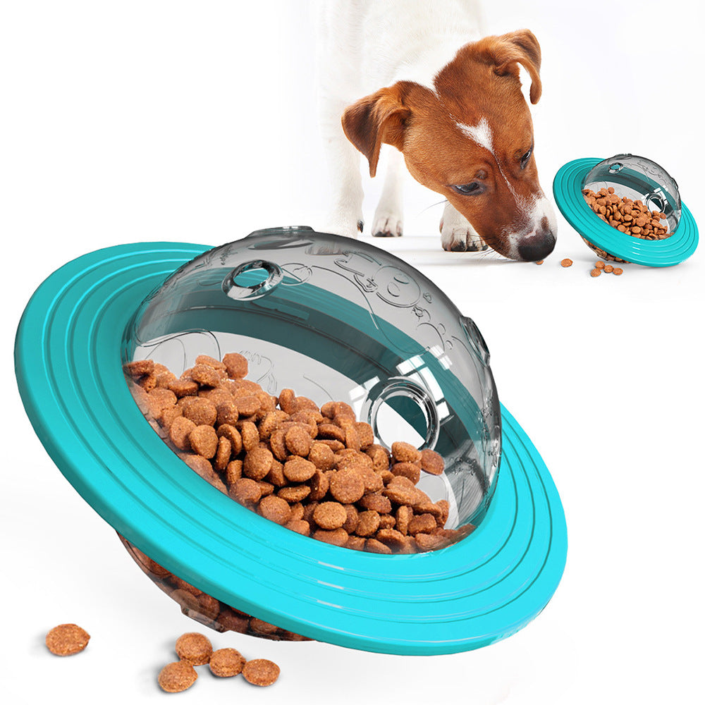 Gnawing Bite-resistant Dog Toy Frisbee Ufo Leakage Food Ball Puzzle Dog Supplies Pet Supplies
