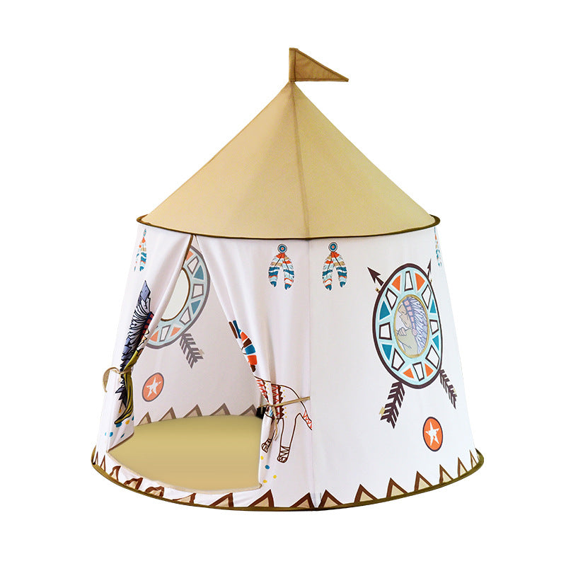 Children's tent game house indoor Indian princess pony castle toy hut male and female baby birthday gifts