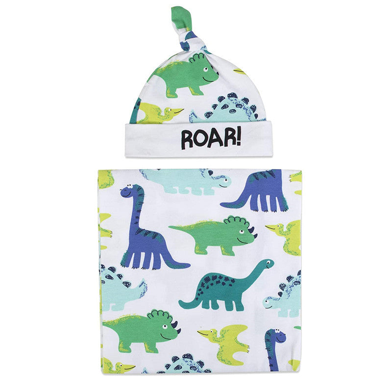 A49 Baby Bag Towel Hat Sleeping Bag Set Silkworm Cocoon-type Anti-shock Cotton Holder Swaddle Towel Newborn Hold Blanket