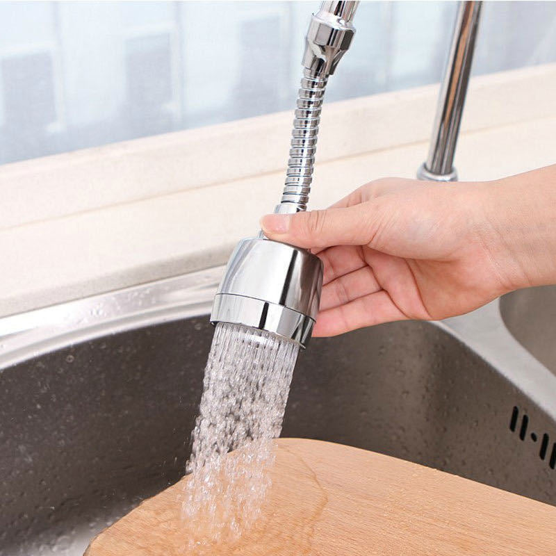 Faucet Splash-proof Head Spout Extender Filter Kitchen Shower Sprinkler Lengthen Water Saver Sprinkler Universal Bubbler