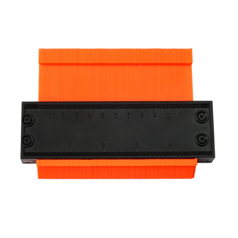 Contour gauge contour gauge Contour woodworking measuring shape gauge taker Irregular contour measuring radian ruler