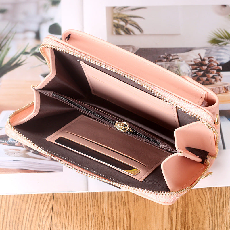 Baellerry 2020 Women Wallet Brand Cell Phone Wallet Big Card Holders Wallet Handbag Purse Clutch Messenger Shoulder Straps Bag