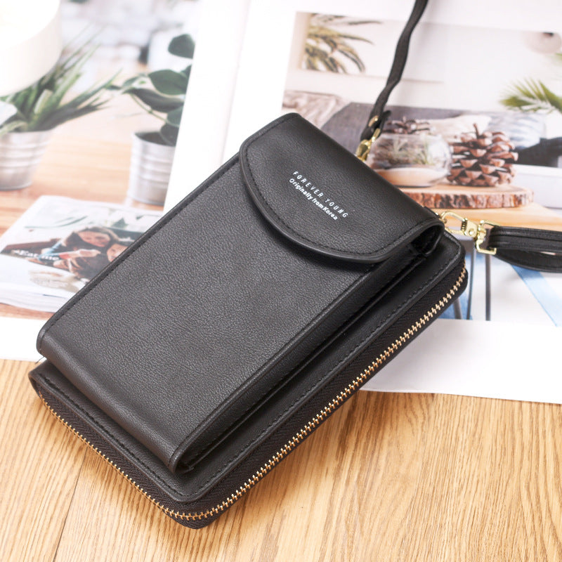 Baellerry 2020 Women Wallet Brand Cell Phone Wallet Big Card Holders Wallet Handbag Purse Clutch Messenger Shoulder Straps Bag