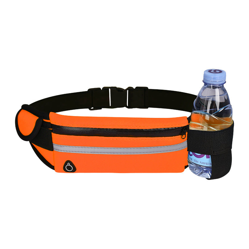 Customized LOGO diving material sports fitness waterproof waist bag marathon belt outdoor sports phone bag