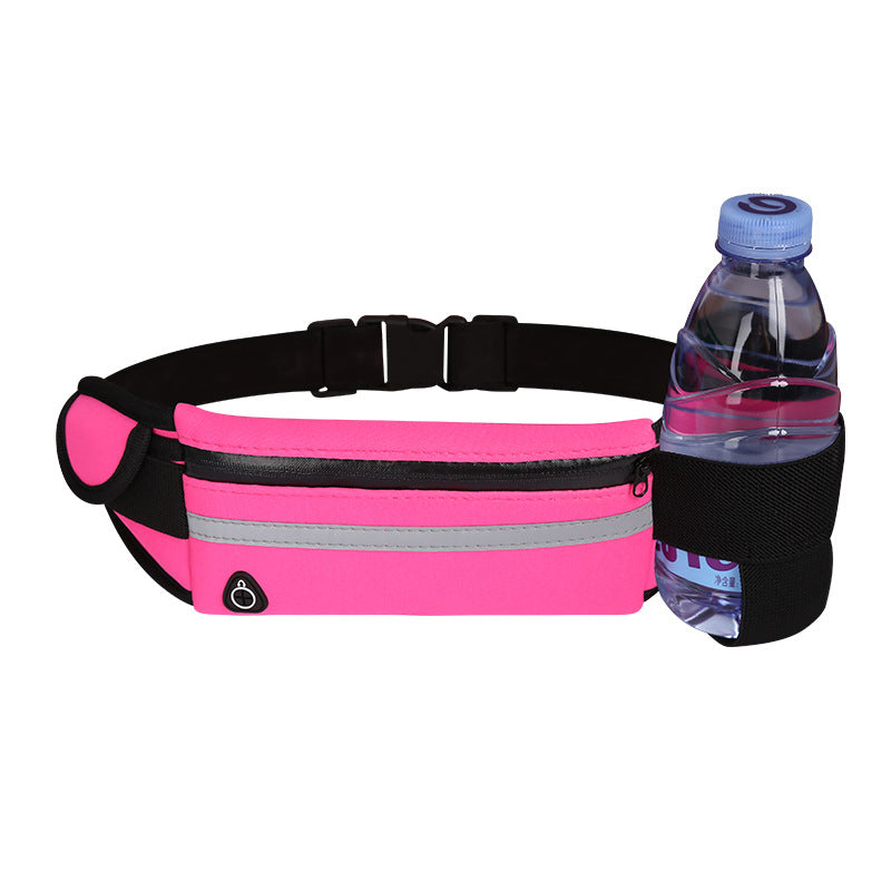Customized LOGO diving material sports fitness waterproof waist bag marathon belt outdoor sports phone bag