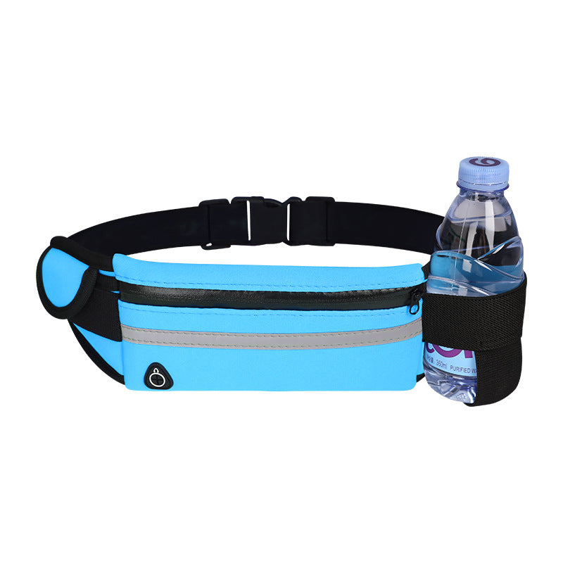 Customized LOGO diving material sports fitness waterproof waist bag marathon belt outdoor sports phone bag