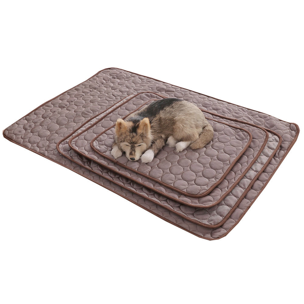 Cross-border new pet supplies wholesale summer mats pet mats ice silk cool pet doghouse cathouse manufacturers