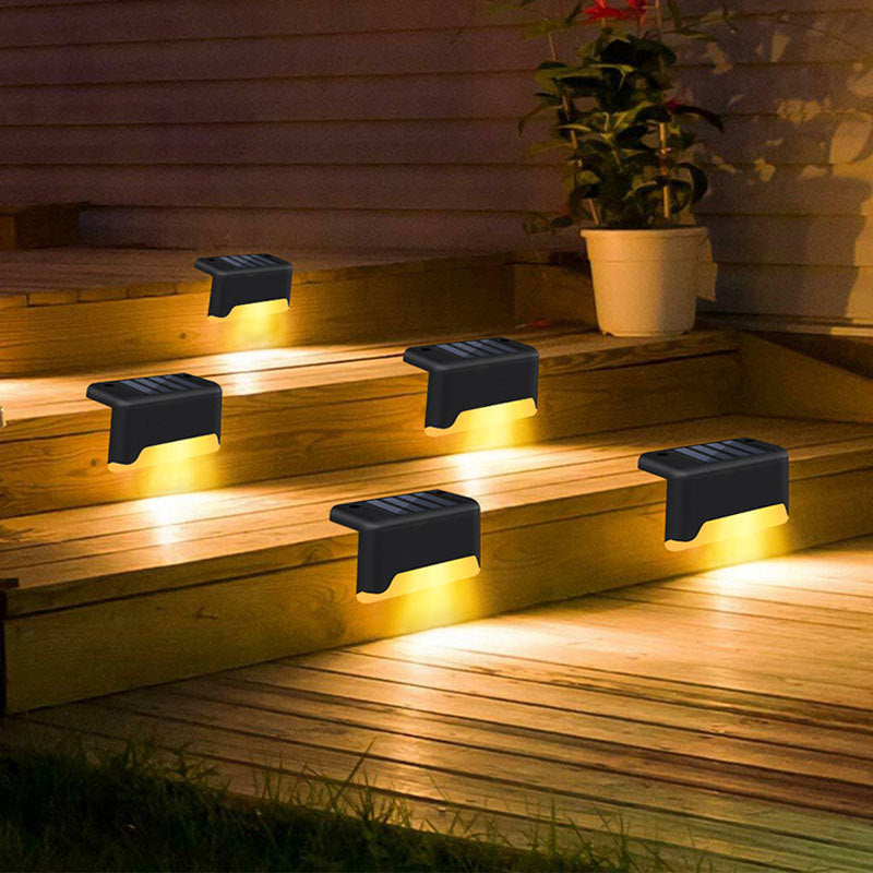 Wilder's new solar staircase lamp outdoor waterproof LED step lamp courtyard decoration landscape lamp railing lamp