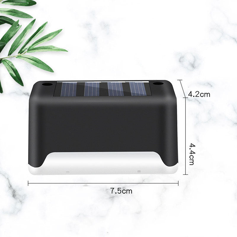 Wilder's new solar staircase lamp outdoor waterproof LED step lamp courtyard decoration landscape lamp railing lamp