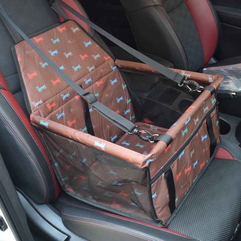 Pet car mat pouch dog safety seat waterproof and wear-resistant seat cushion thickening dog mat car mat pet car bag