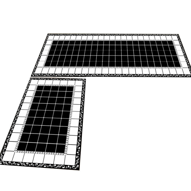Nordic ins wind printing door carpet floor mats kitchen floor mats bedroom bedside bathroom toilet absorbent non-slip mat