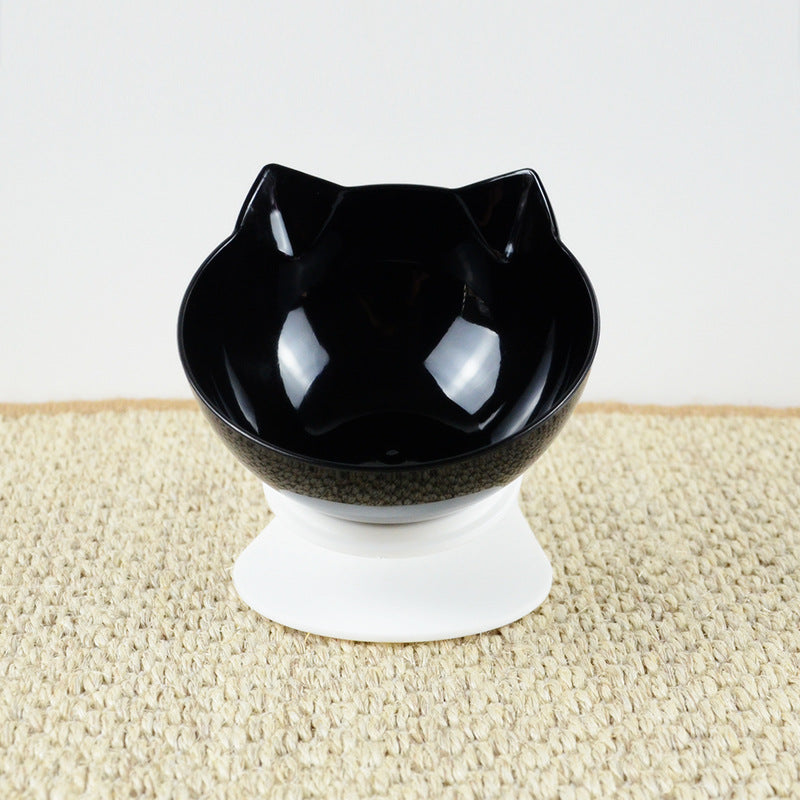 Cat bowl dog bowl cat double bowl non-slip pet cat pot cat food bowl cat dog food bowl protection spine pet bowl