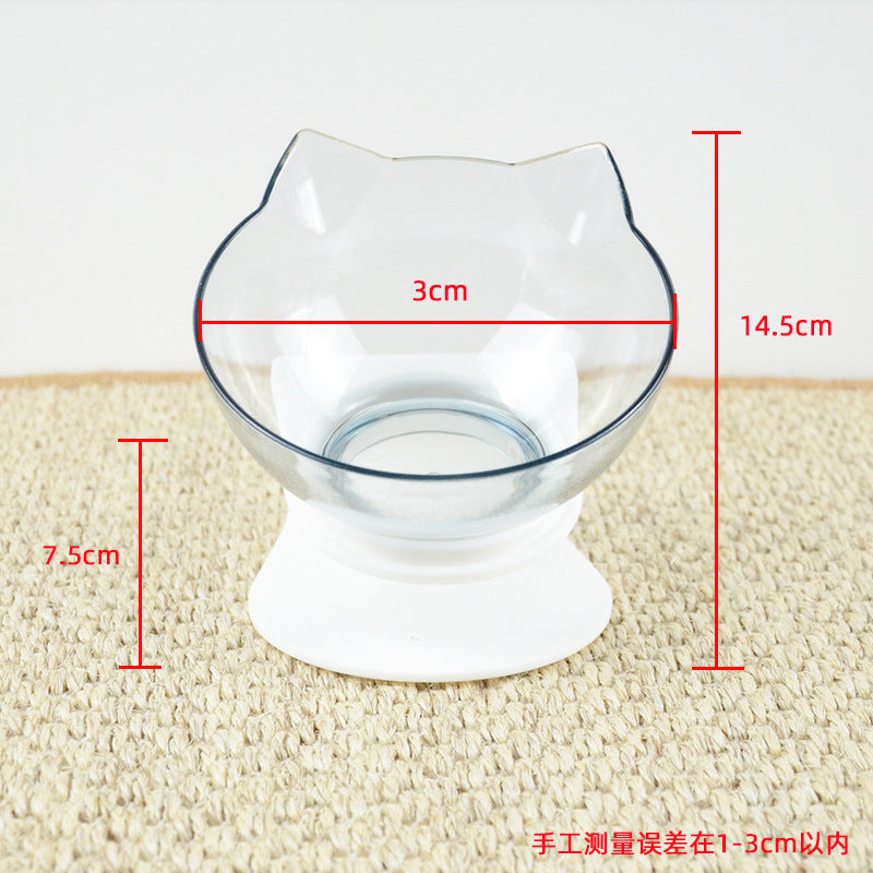 Cat bowl dog bowl cat double bowl non-slip pet cat pot cat food bowl cat dog food bowl protection spine pet bowl