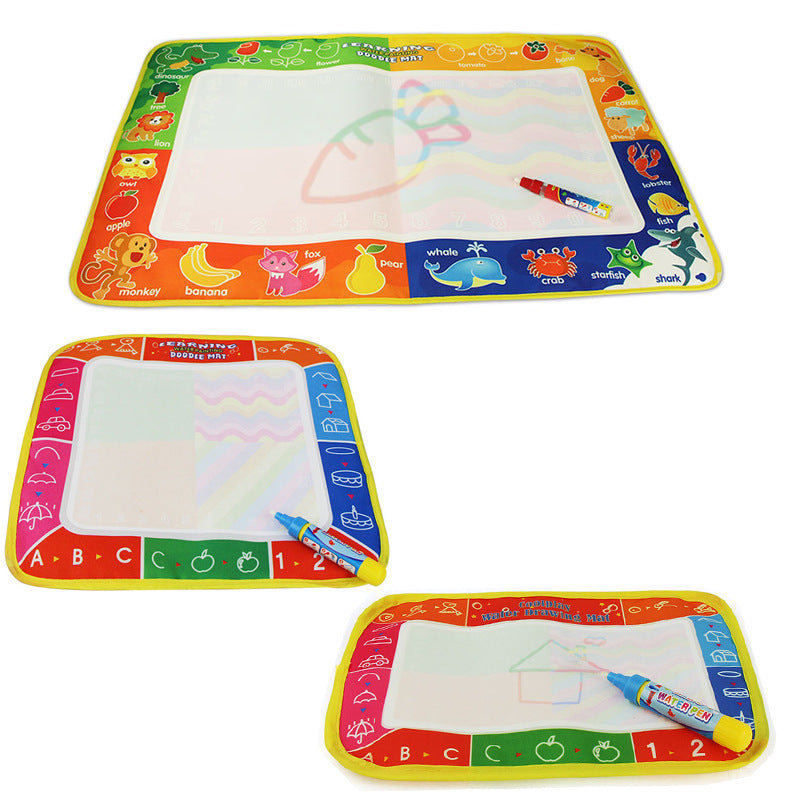 Large magical magic water canvas children's drawing and writing learning graffiti blanket drawing board clear water reuse