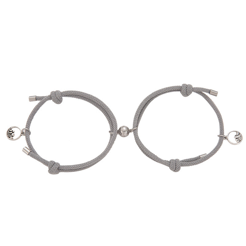 New Alloy Eachother Couple Bracelet