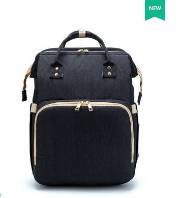 Portable folding crib mommy bag multi-function large-capacity out mother and baby bag backpack