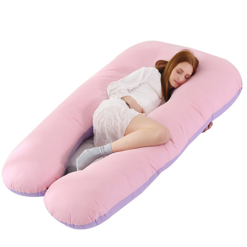 Factory direct sale multifunctional cotton washable cotton removable and washable maternity pillow waist side sleeping pillow Amazon wholesale