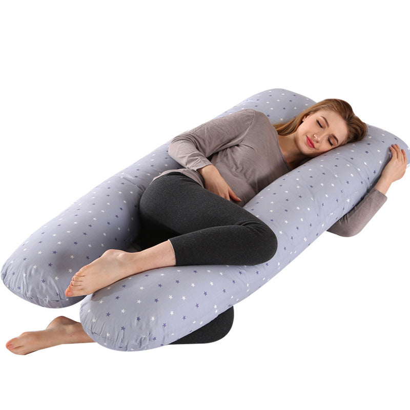 Factory direct sale multifunctional cotton washable cotton removable and washable maternity pillow waist side sleeping pillow Amazon wholesale