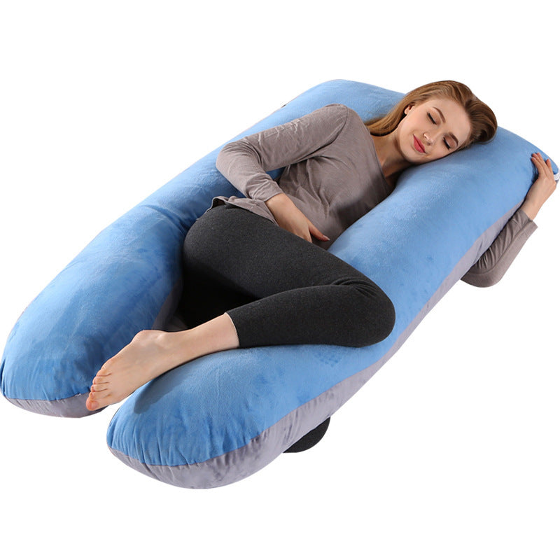 Factory direct sale multifunctional cotton washable cotton removable and washable maternity pillow waist side sleeping pillow Amazon wholesale