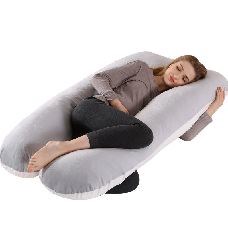 Factory direct sale multifunctional cotton washable cotton removable and washable maternity pillow waist side sleeping pillow Amazon wholesale