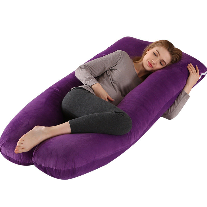 Factory direct sale multifunctional cotton washable cotton removable and washable maternity pillow waist side sleeping pillow Amazon wholesale