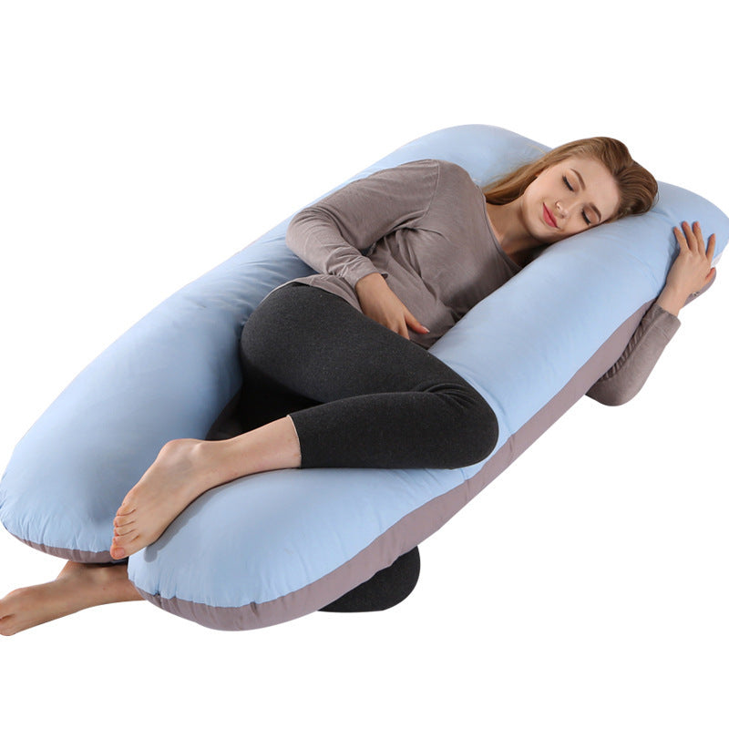 Factory direct sale multifunctional cotton washable cotton removable and washable maternity pillow waist side sleeping pillow Amazon wholesale