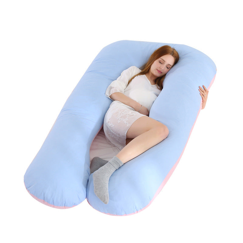 Factory direct sale multifunctional cotton washable cotton removable and washable maternity pillow waist side sleeping pillow Amazon wholesale