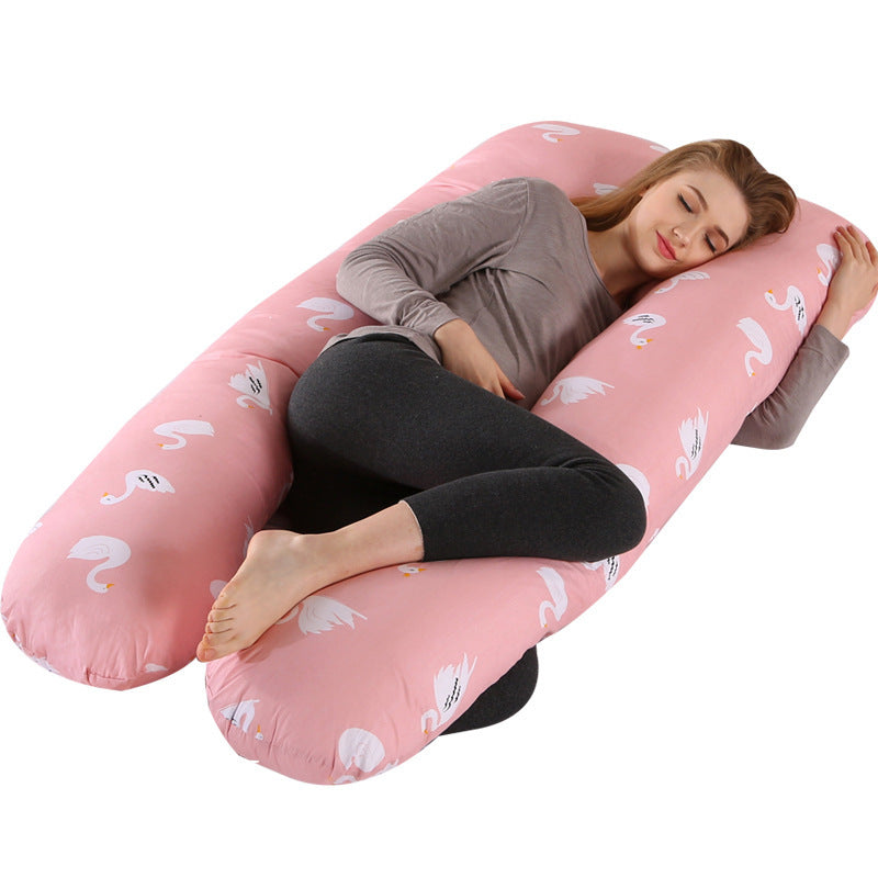Factory direct sale multifunctional cotton washable cotton removable and washable maternity pillow waist side sleeping pillow Amazon wholesale