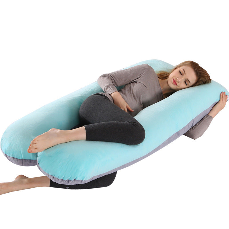 Factory direct sale multifunctional cotton washable cotton removable and washable maternity pillow waist side sleeping pillow Amazon wholesale